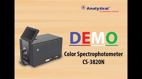 spectrophotometer for color analysis